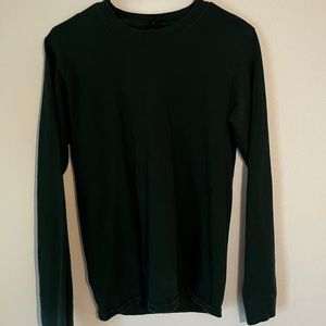 comfy dark green long sleeve